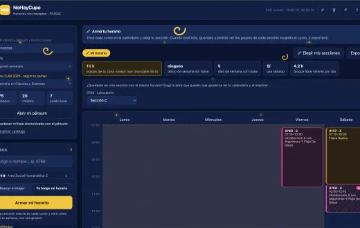 Proyecto NoHayCupo